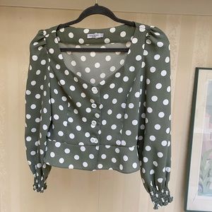 Petite studio blouse